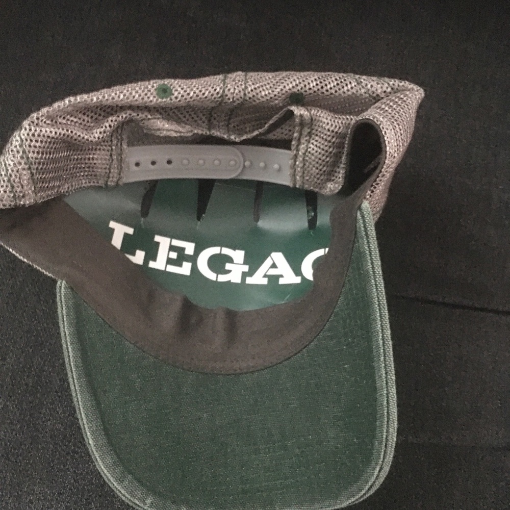 Legacy Green and Gray Mesh Trucker Hat - Picture 2 of 2